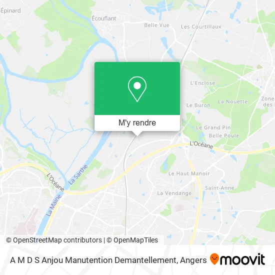 A M D S Anjou Manutention Demantellement plan