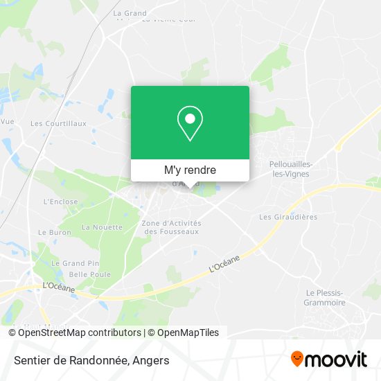 Sentier de Randonnée plan