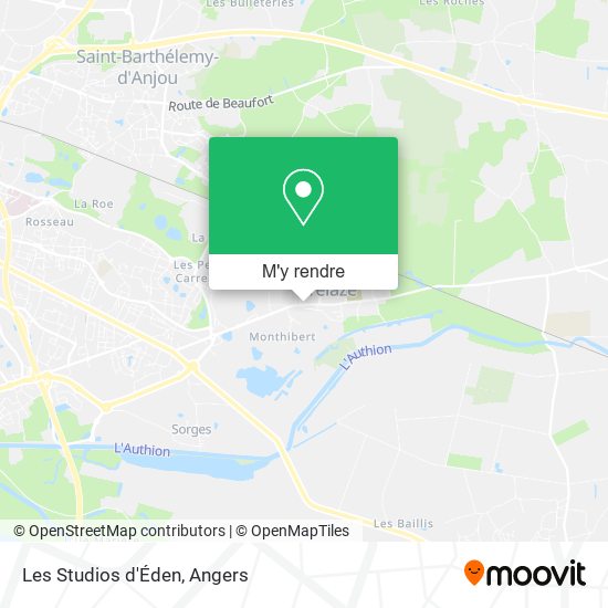 Les Studios d'Éden plan