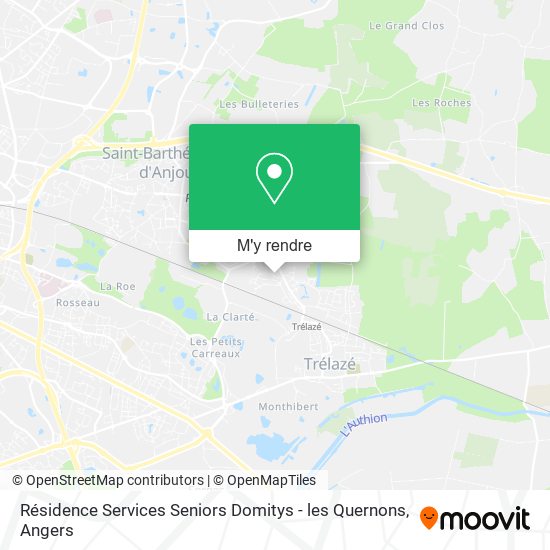 Résidence Services Seniors Domitys - les Quernons plan