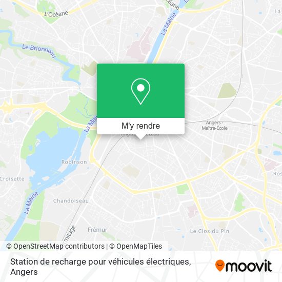 Station de recharge pour véhicules électriques plan
