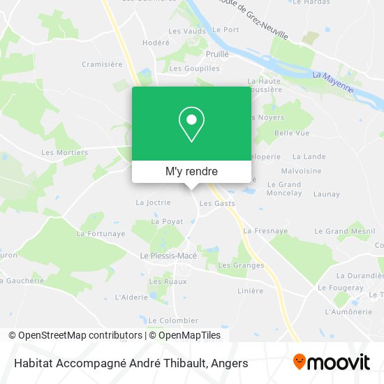 Habitat Accompagné André Thibault plan