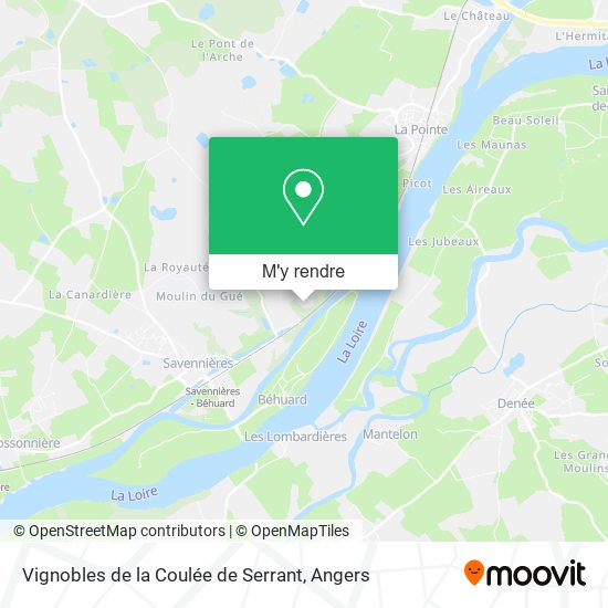 Vignobles de la Coulée de Serrant plan
