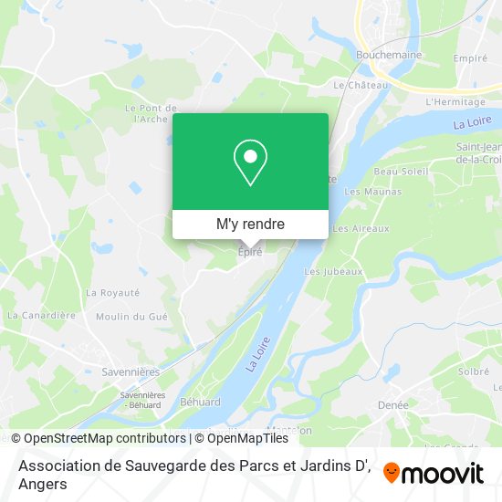 Association de Sauvegarde des Parcs et Jardins D' plan
