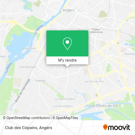 Club des Copains plan