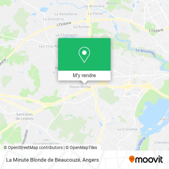 La Minute Blonde de Beaucouzé plan