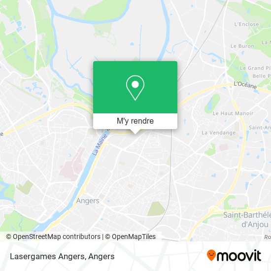 Lasergames Angers plan