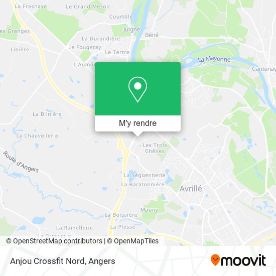 Anjou Crossfit Nord plan