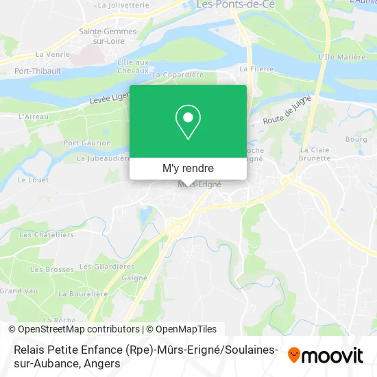 Relais Petite Enfance (Rpe)-Mûrs-Erigné / Soulaines-sur-Aubance plan