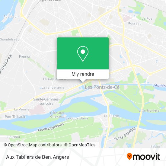 Aux Tabliers de Ben plan