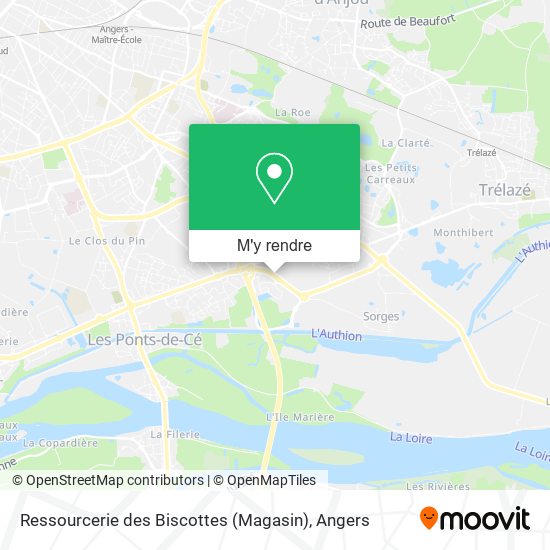 Ressourcerie des Biscottes (Magasin) plan