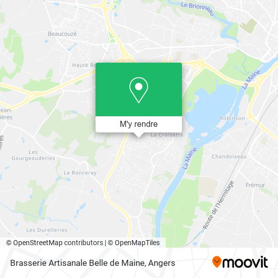 Brasserie Artisanale Belle de Maine plan