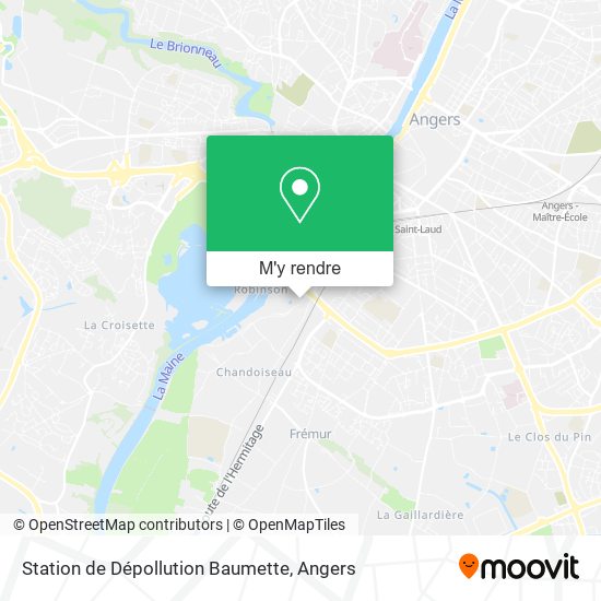 Station de Dépollution Baumette plan