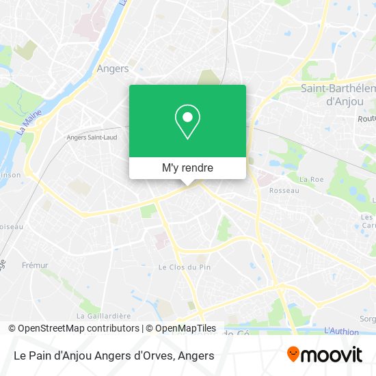 Le Pain d'Anjou Angers d'Orves plan