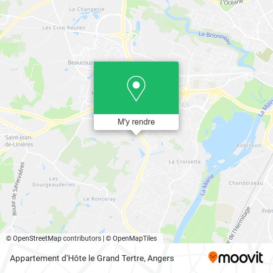 Appartement d'Hôte le Grand Tertre plan