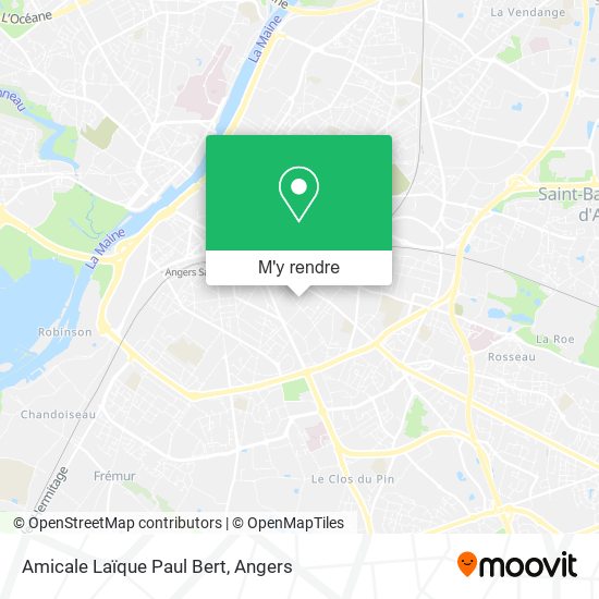 Amicale Laïque Paul Bert plan