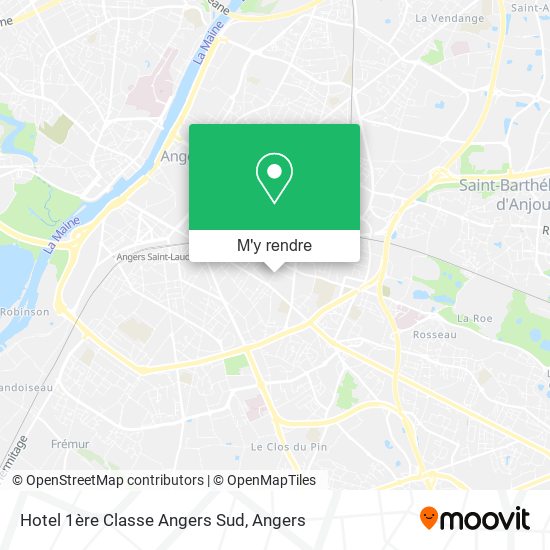 Hotel 1ère Classe Angers Sud plan
