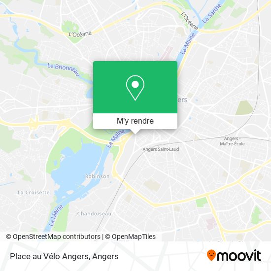 Place au Vélo Angers plan