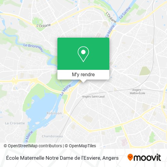 École Maternelle Notre Dame de l'Esviere plan