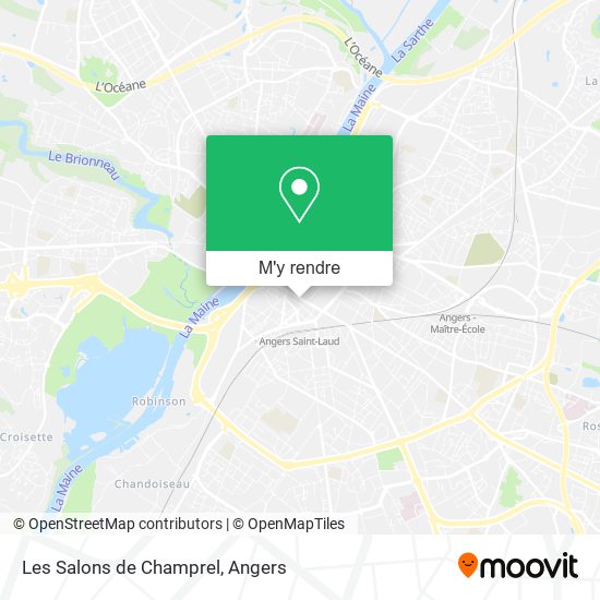 Les Salons de Champrel plan