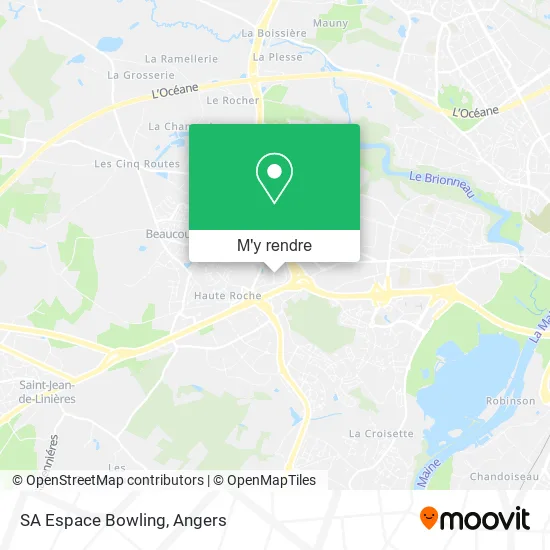 SA Espace Bowling plan