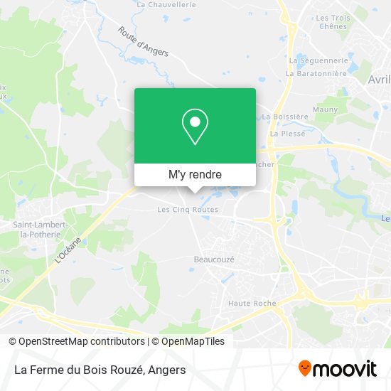 La Ferme du Bois Rouzé plan