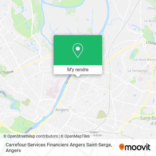 Carrefour-Services Financiers Angers Saint-Serge plan