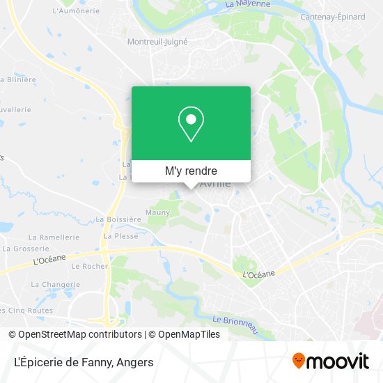 L'Épicerie de Fanny plan