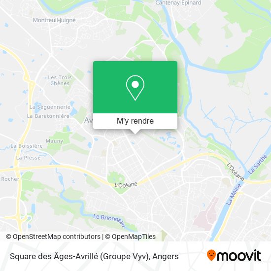 Square des Âges-Avrillé (Groupe Vyv) plan