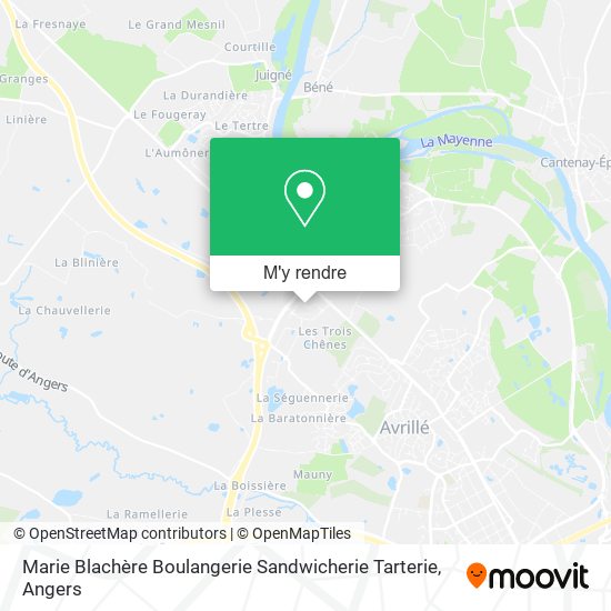 Marie Blachère Boulangerie Sandwicherie Tarterie plan