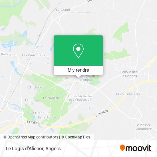 Le Logis d'Aliénor plan