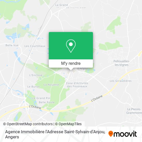 Agence Immobilière l'Adresse Saint-Sylvain-d'Anjou plan