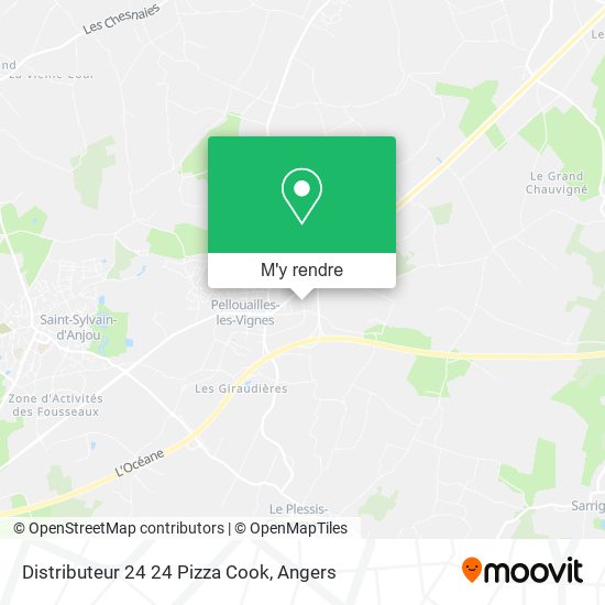 Distributeur 24 24 Pizza Cook plan