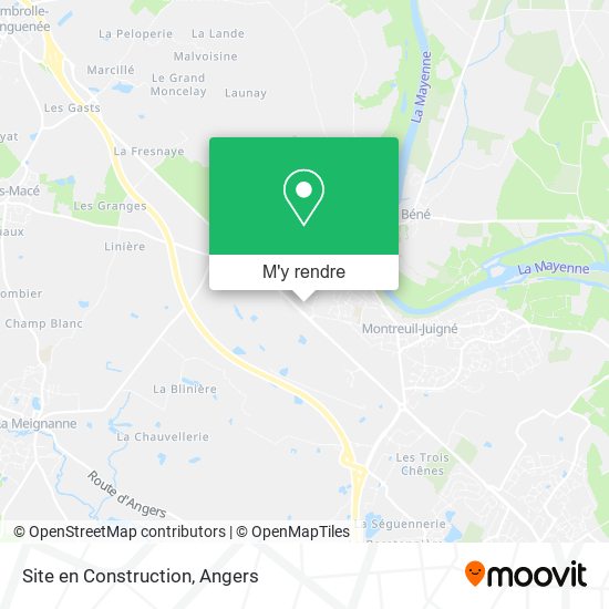 Site en Construction plan