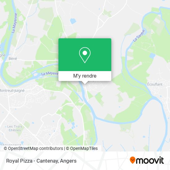 Royal Pizza - Cantenay plan