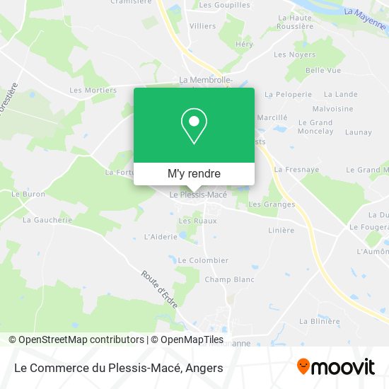 Le Commerce du Plessis-Macé plan