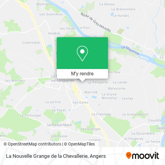 La Nouvelle Grange de la Chevallerie plan