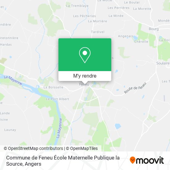 Commune de Feneu École Maternelle Publique la Source plan