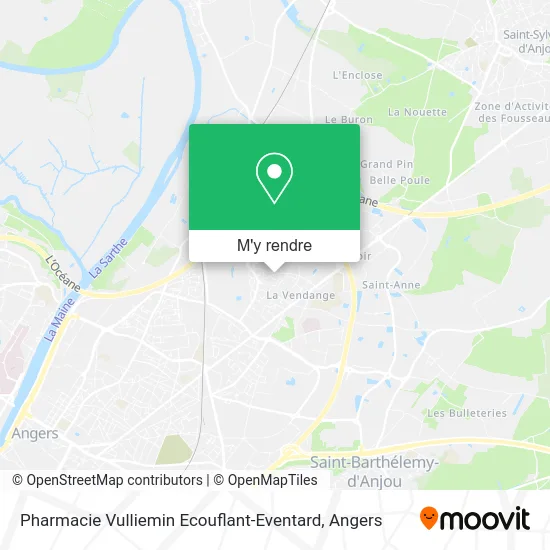 Pharmacie Vulliemin Ecouflant-Eventard plan