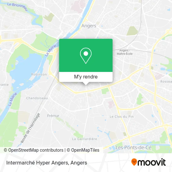 Intermarché Hyper Angers plan