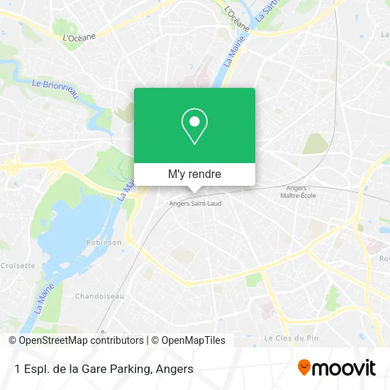 1 Espl. de la Gare Parking plan