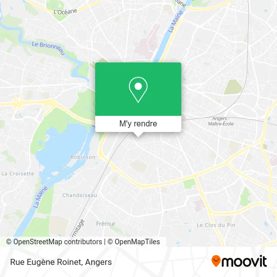 Rue Eugène Roinet plan