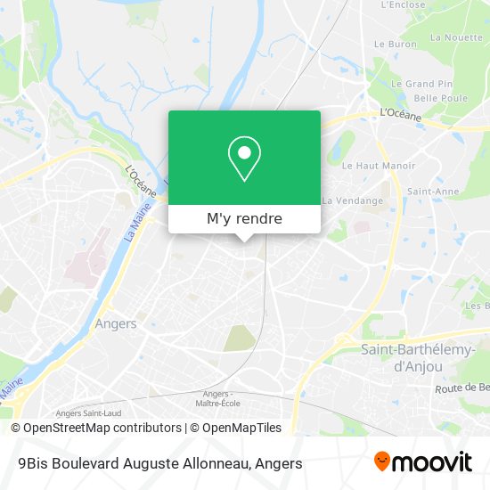 9Bis Boulevard Auguste Allonneau plan