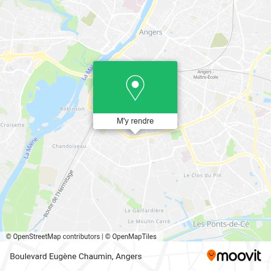 Boulevard Eugène Chaumin plan
