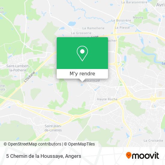 5 Chemin de la Houssaye plan