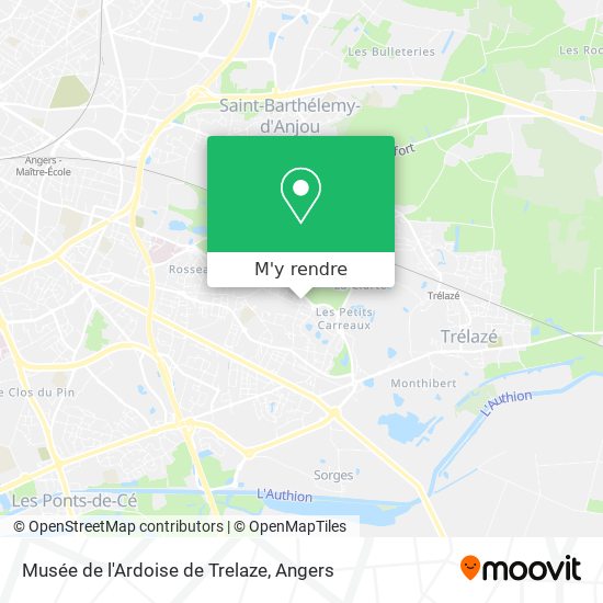 Musée de l'Ardoise de Trelaze plan