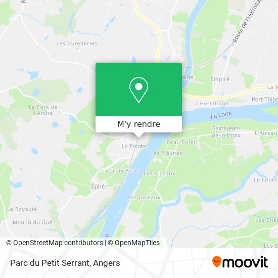 Parc du Petit Serrant plan