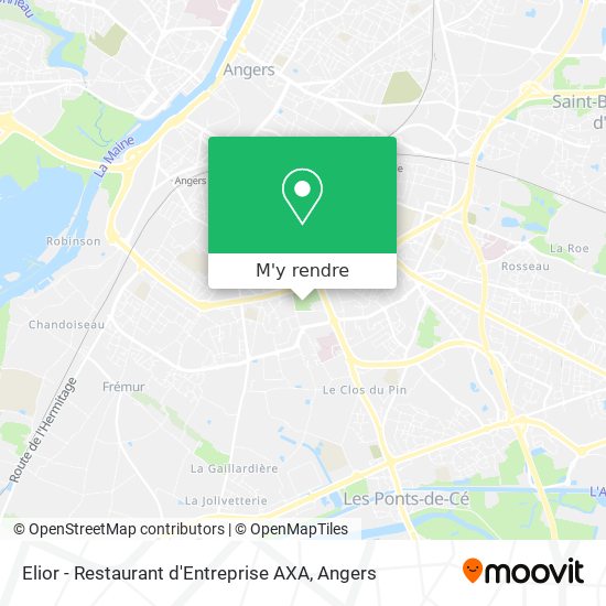 Elior - Restaurant d'Entreprise AXA plan