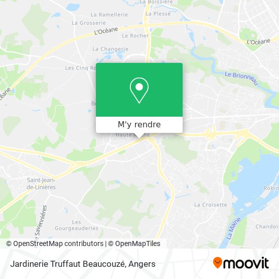Jardinerie Truffaut Beaucouzé plan
