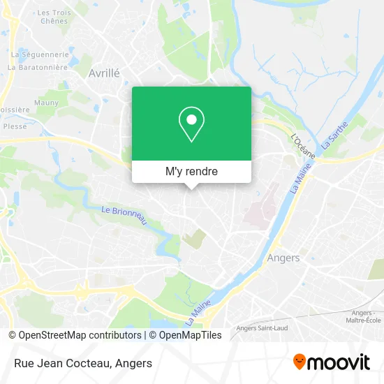 Rue Jean Cocteau plan